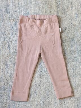 Sofie Schnoor Baby Pink Ribbed Leggings